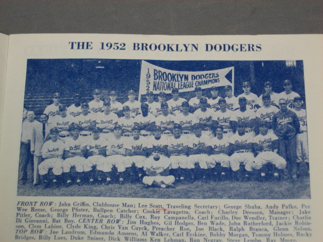 Vintage 1953-80 Dodgers Lot Pennant Programs Patch NR 4