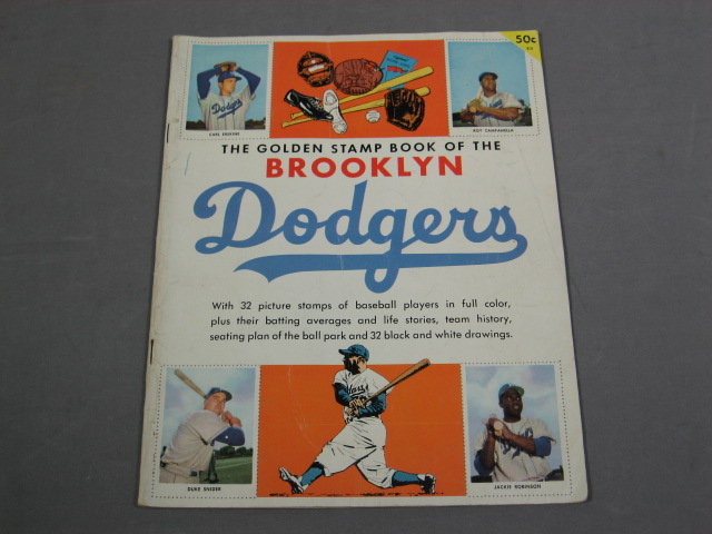 Vintage 1953-80 Dodgers Lot Pennant Programs Patch NR 8