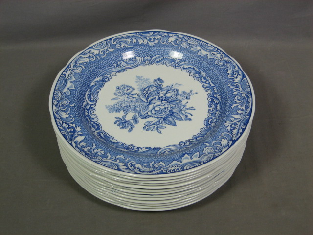 13 Vintage Spode Blue Room Collection Plates Set Lot NR