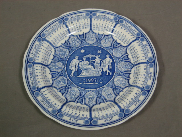 13 Vintage Spode Blue Room Collection Plates Set Lot NR 5