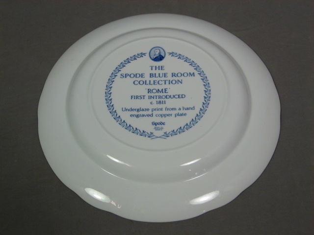 13 Vintage Spode Blue Room Collection Plates Set Lot NR 8