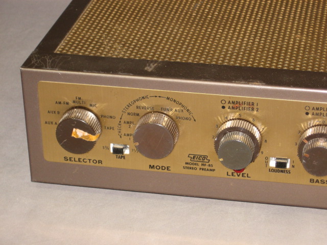 Vintage Eico HF-85 HF85 Stereo Tube Preamp Preamplifier 1