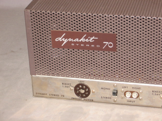 Vintage Dynaco Dynakit ST 70 Stereo Tube Amplifier Amp 1