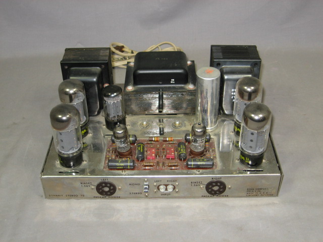 Vintage Dynaco Dynakit ST 70 Stereo Tube Amplifier Amp 11