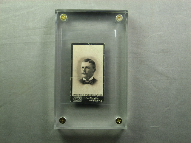 1895 Wilbert Robinson Mayo Cut Plug HOF Baseball Card