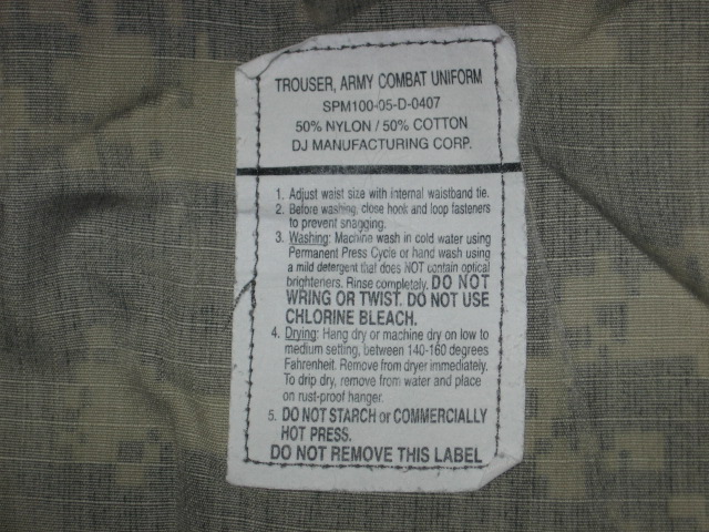 3 US Army Combat Uniform ACU Coats Jackets Trouser Pant 10