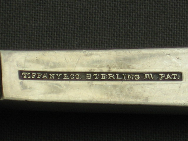 4 Tiffany Sterling Silver Soup Spoons Set 10.5 Oz 300g 5