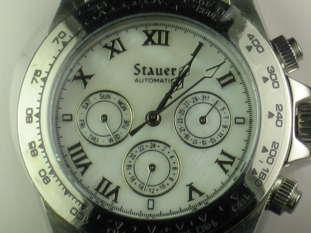 MINT Stauer Automatic Chronograph Watch Mens Wristwatch 1