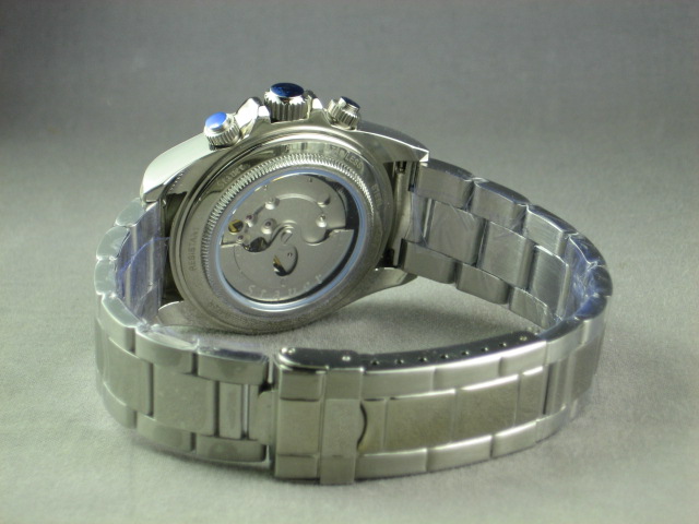 MINT Stauer Automatic Chronograph Watch Mens Wristwatch 5