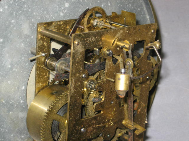 Antique Junghans German Pendulum Wall Clock w/ Key NR 8