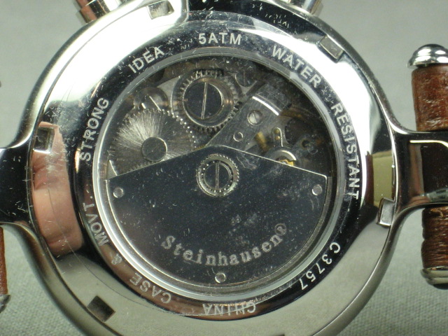 MINT Steinhausen Chronograph Watch Wristwatch Leather 6