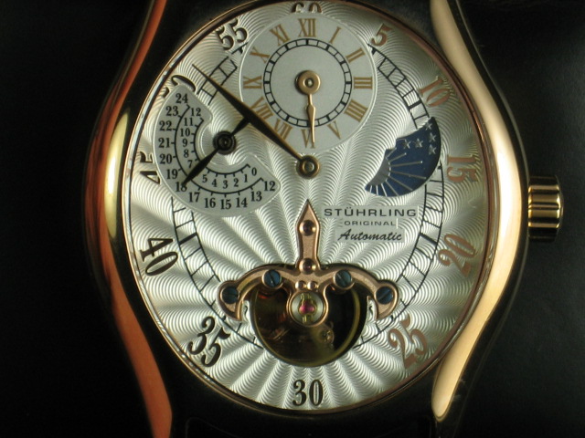 MINT Stuhrling Adamas 22 Jewel Lexus Chronograph Watch 1