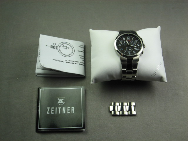 MINT Zeitner Chronograph Watch Mens Wristwatch ZM1926