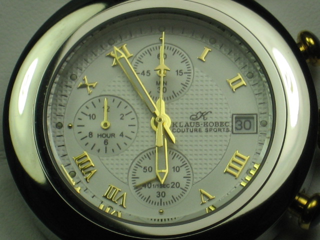 Klaus-Kobec Couture Sports Chronograph Watch Wristwatch 1