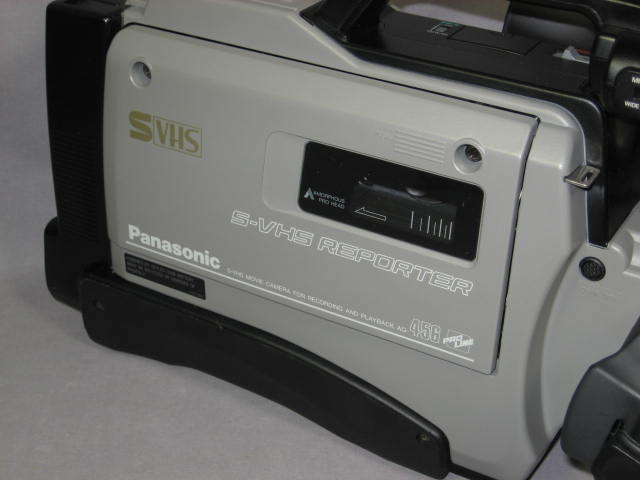 Panasonic AG-456 S-VHS Pro Line Video Camera Camcorder 3