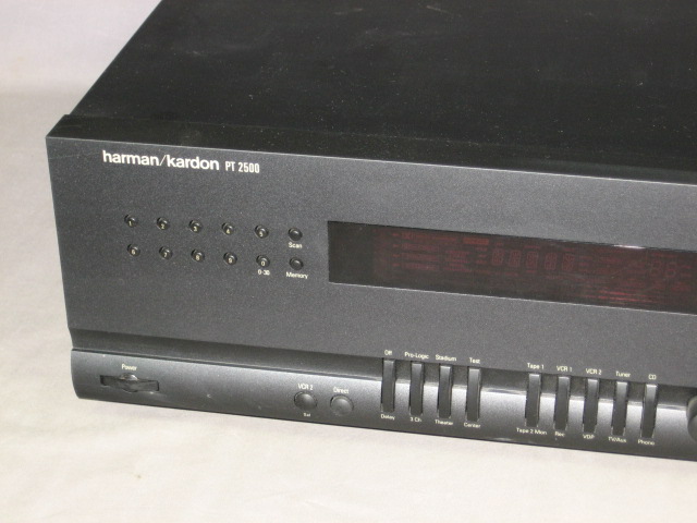 Harman/Kardon PT 2500 PT2500 A/V Surround Preamp Tuner 1