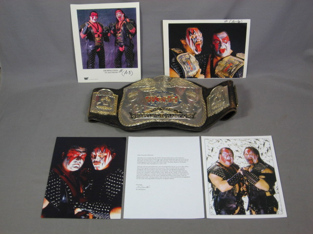 1980s WWF Demolition Ax Smash Tag Team Wrestling Championship Belt Reggie Parks