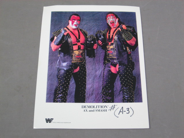 1980s WWF Demolition Ax Smash Tag Team Wrestling Championship Belt Reggie Parks 17