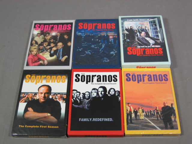 Complete Sopranos DVD Set Seasons 1-6 Sealed 28 Discs!