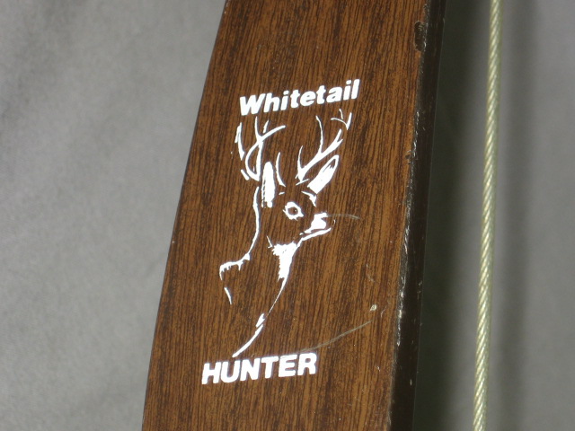 Bear Whitetail Hunter RH Compound Hunting Bow + Arrows 8