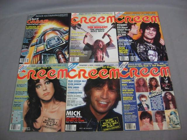 55 CREEM Magazine Lot Kiss Dylan Zeppelin Who 1975-1984 5
