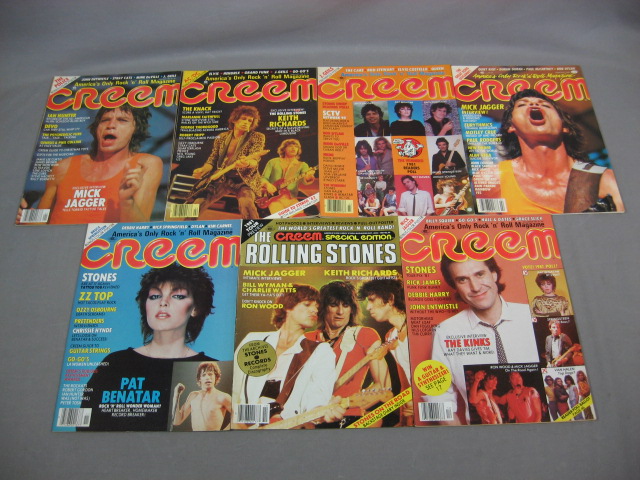 55 CREEM Magazine Lot Kiss Dylan Zeppelin Who 1975-1984 9