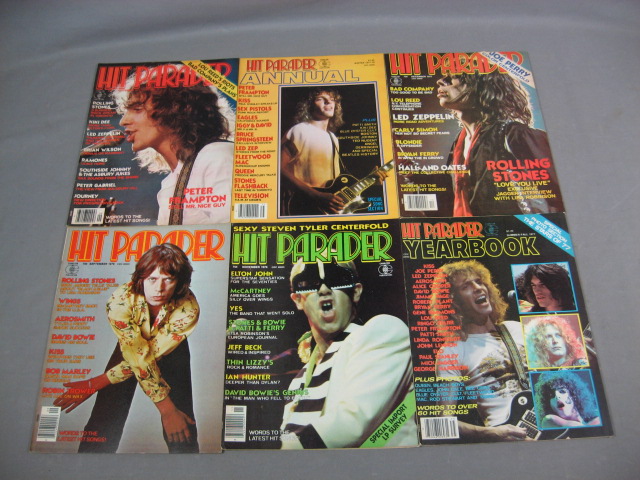 24 Hit Parader Magazines Kiss Stones Zeppelin 1976-1982 2