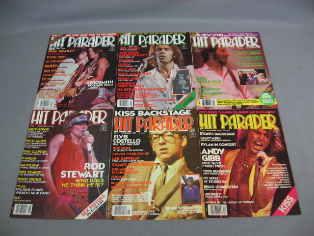 24 Hit Parader Magazines Kiss Stones Zeppelin 1976-1982 3
