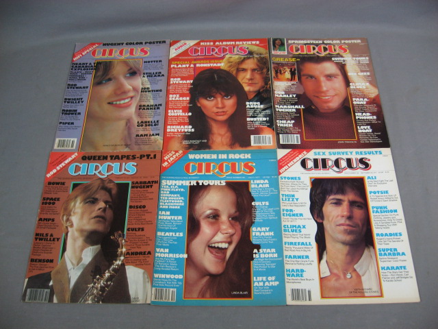 38 Circus Magazines Stones Dylan Zeppelin Kiss+ 1975-82 3