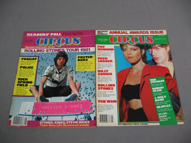 38 Circus Magazines Stones Dylan Zeppelin Kiss+ 1975-82 7