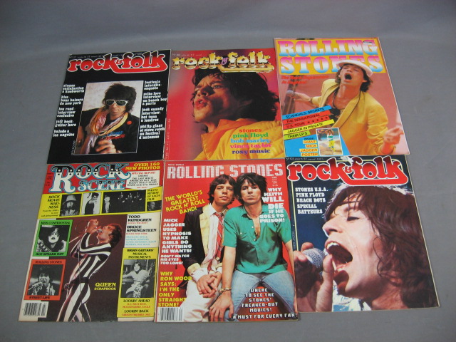 38 Vintage 1970s Rolling Stones Mick Jagger Magazines 4