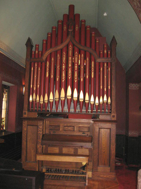 Antique 1878 Jardine & Sons Tracker Church Pipe Organ
