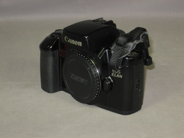 Canon EOS ELAN 35mm SLR Film Camera Body 220EX Flash ++ 2