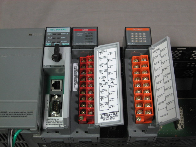 AB Allen-Bradley SLC 500 PLC +3 Input Output Modules NR 4