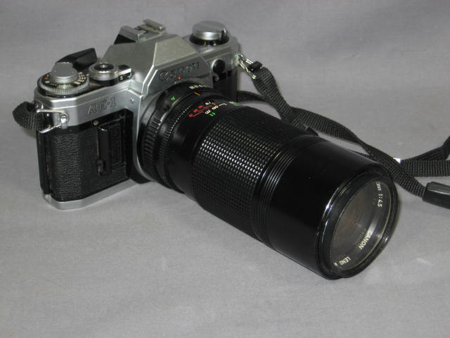 Canon AE-1 50mm 1.8 + 70-150mm Zoom Lens Motor Drive NR 2