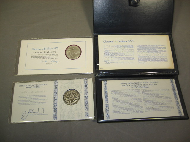 4 999 + Sterling Silver Coin Proof Medals Franklin Mint 10