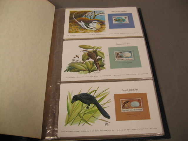 108 Vintage Birds Of The World Stamp Collection Album 2