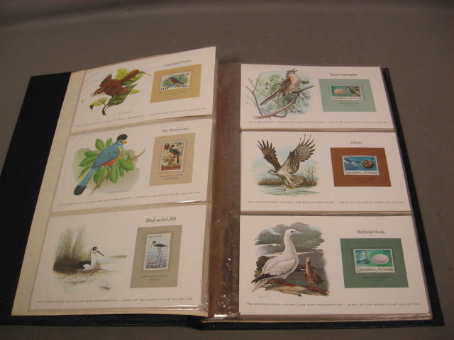 108 Vintage Birds Of The World Stamp Collection Album 3