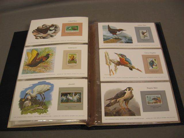 108 Vintage Birds Of The World Stamp Collection Album 9