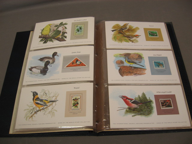 108 Vintage Birds Of The World Stamp Collection Album 10