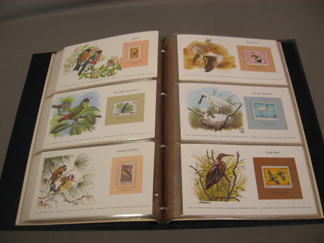 108 Vintage Birds Of The World Stamp Collection Album 12