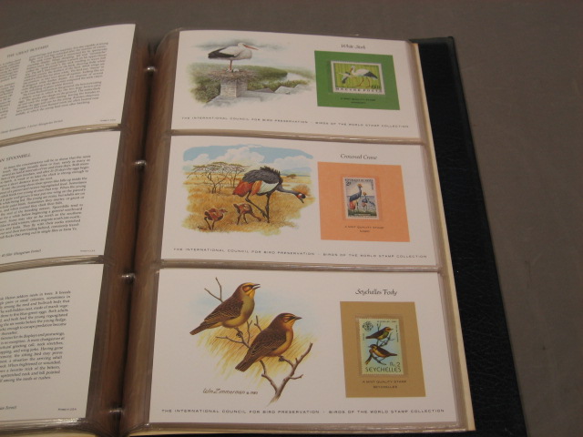 108 Vintage Birds Of The World Stamp Collection Album 13