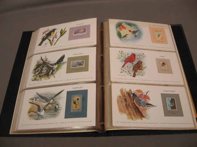 108 Vintage Birds Of The World Stamp Collection Album 17