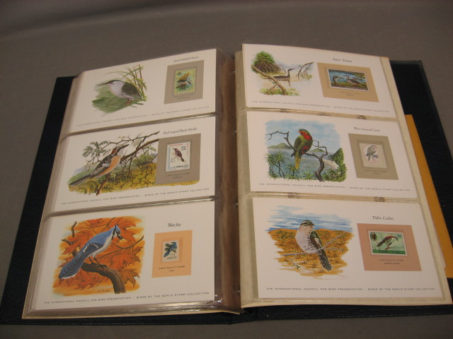 108 Vintage Birds Of The World Stamp Collection Album 19