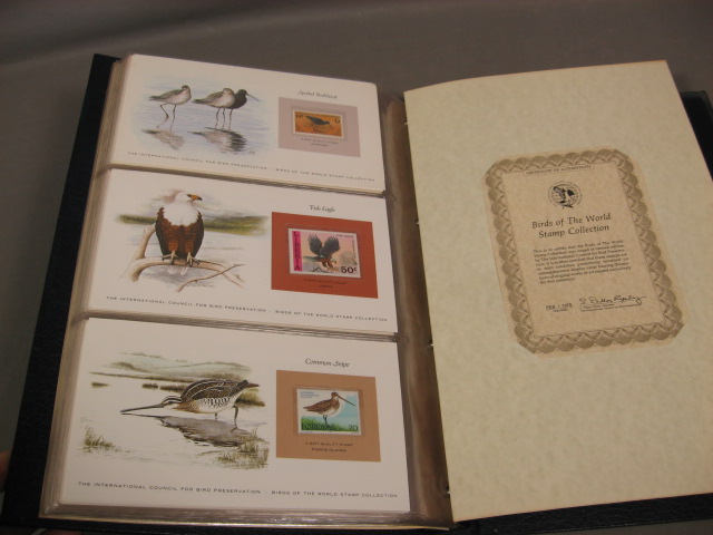 108 Vintage Birds Of The World Stamp Collection Album 20