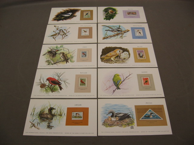 108 Vintage Birds Of The World Stamp Collection Album 21