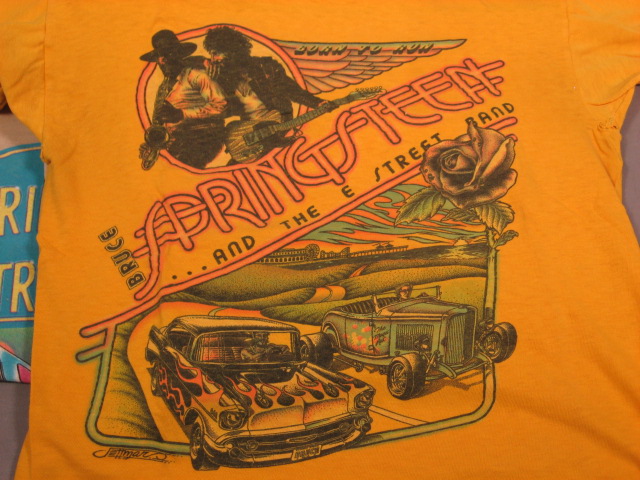 Bruce Springsteen 1975-85 Tour T-Shirts Program Buttons 2