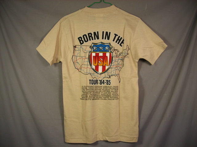 Bruce Springsteen 1975-85 Tour T-Shirts Program Buttons 13
