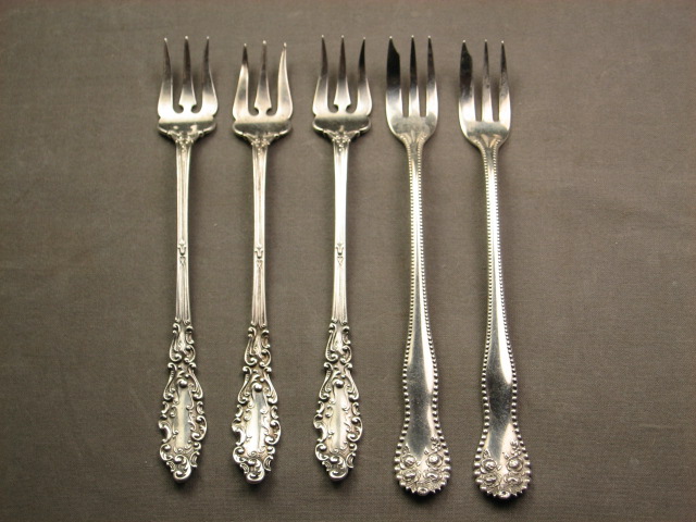 15 Sterling Silver 925 Forks Spoons + 455 Grams Tiffany 1