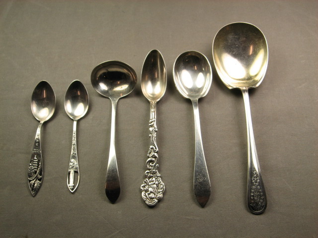 15 Sterling Silver 925 Forks Spoons + 455 Grams Tiffany 9
